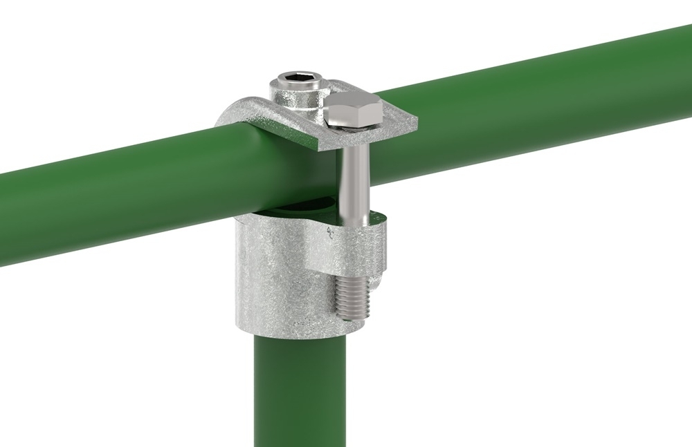 Rohrverbinder T-Stueck offen Ø 33-7 mm -1- - Temperguss verzinkt - 135B34-135B34