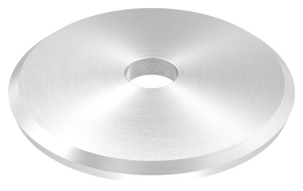 Ankerplatte Ø 70 x 5 mm gewoelbt mit Zentrierbohrung- Ø 10 mm V2A-11-2202.4