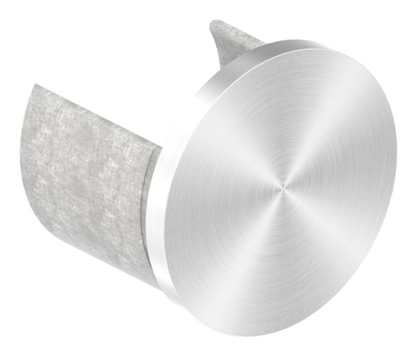 Endkappe - flache Ausfuehrung - fuer Nutrohr Ø 42-4 mm - V4A-12-2300.1