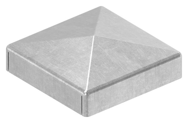 Pfeilerbedecker - fuer Quadratrohr - Masse- 30x30 mm - Stahl S235JR- roh-30-2450.8