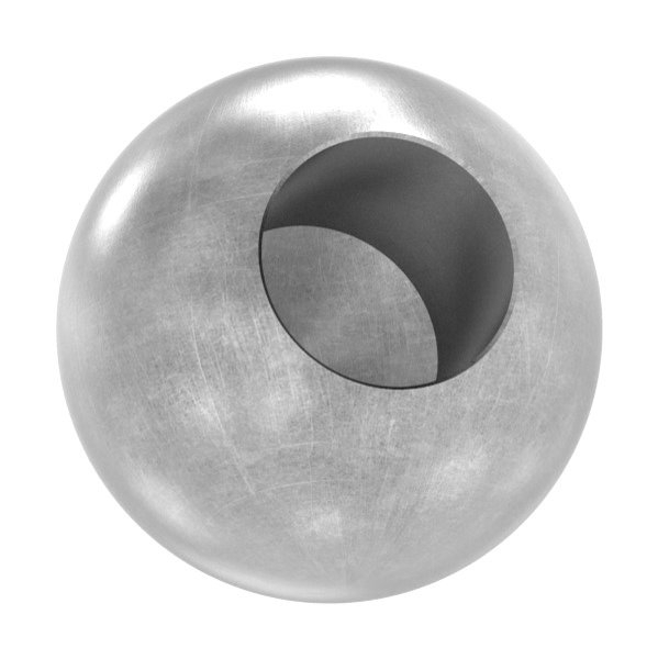 Kugel Ø 30 mm - mit Sackloch 14-2 mm - Stahl S235JR- roh-30-2740.8