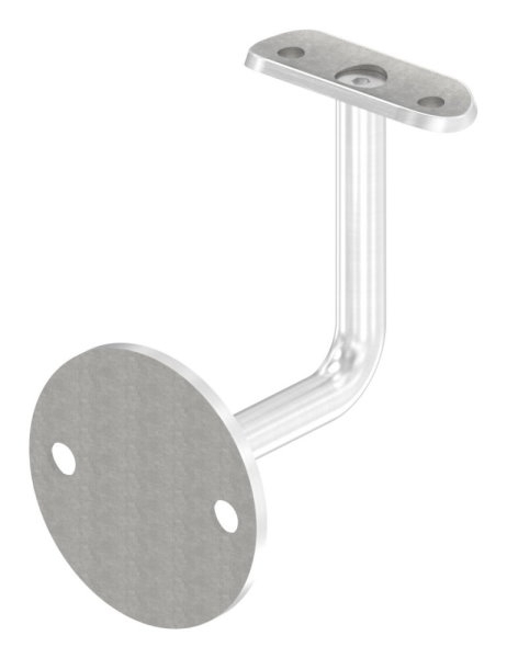 Handlaufhalter V2A fuer Rohr 42-4 mm Ronde Ø 70x4 mm Wandabstand 79 mm verschweisst-88-1150304-240.V