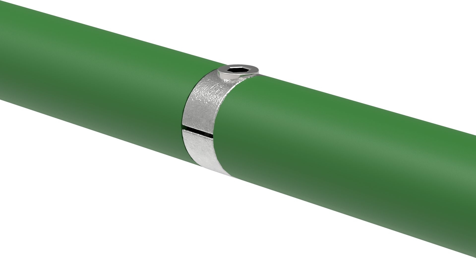 Rohrverbinder Verbindungsstueck innen Ø 26-9 – 48-3 mm - Temperguss verzinkt - 150-150