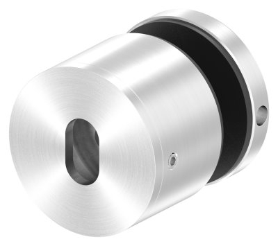 Glaspunkthalter Ø 52 mm- V2A- verstellbarer Wandabstand- Anschluss- Flach mit AbP-88-1160250.240