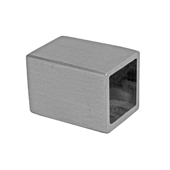 Endkappe fuer Rundmaterial- Ø 10 mm flach V2A-11-4016-A.4