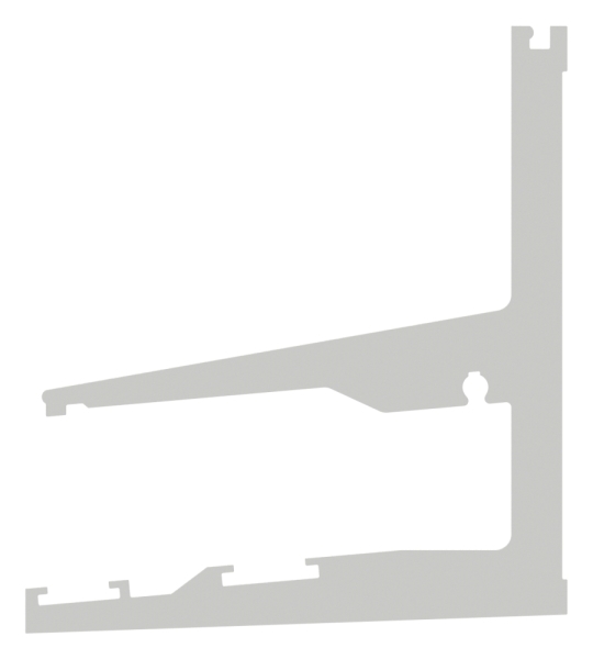 Vordachprofil eleganza canopy- L- 1605mm- DB703-88-11VDE-1600.DB703