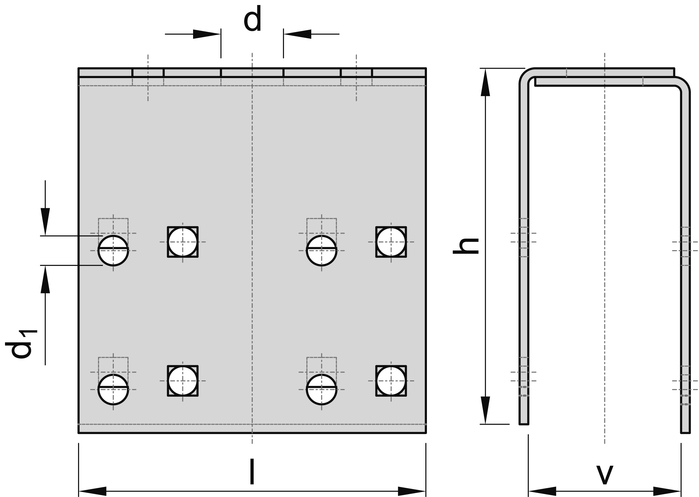 Verstaerkungslasche Schiebetor MEA Gr- 2 verzinkt Ø 18 mm 10336520-60-0178.7