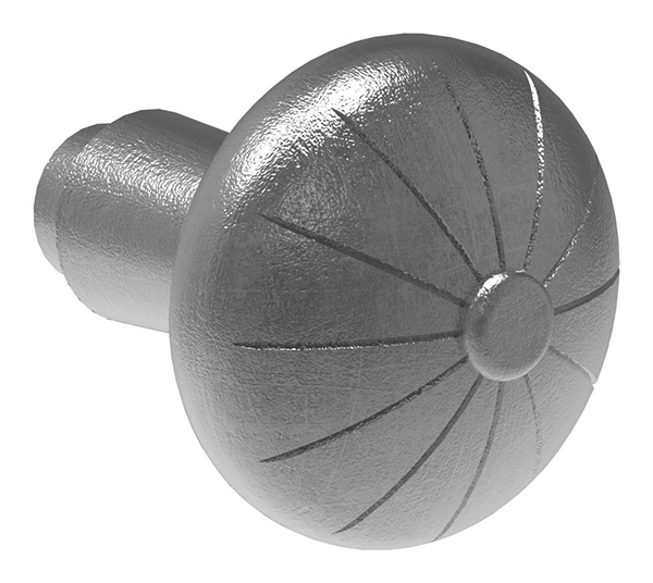 Drueckerknopf - Ø 55 mm - Stahl S235JR-30-3275.8