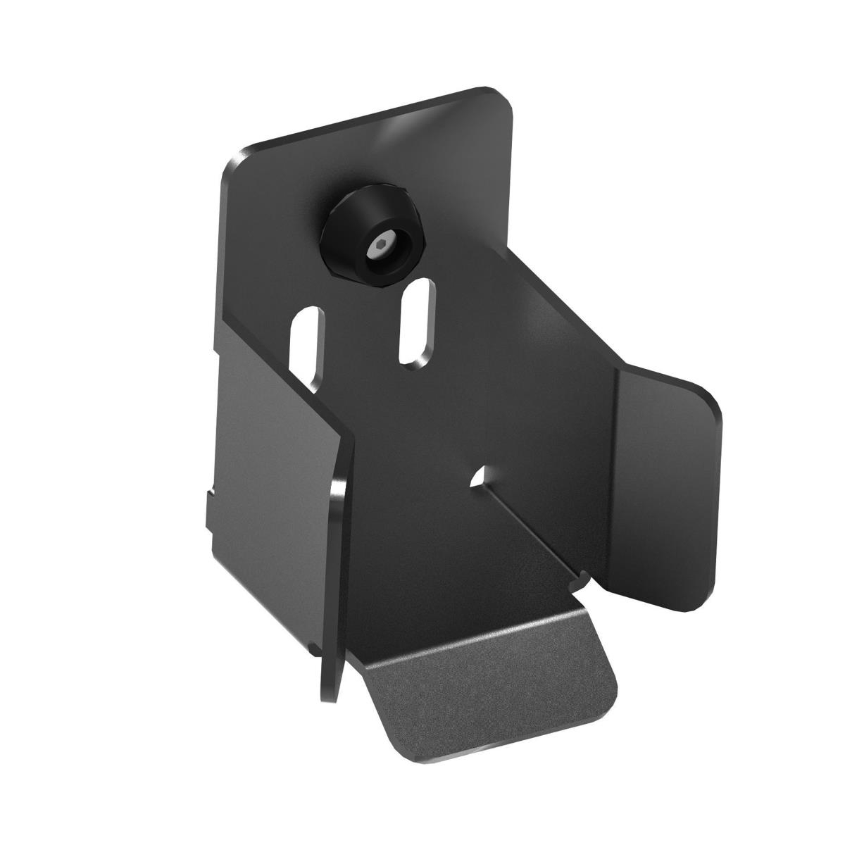 Auflaufschuh Stahl fuer Profil 70 x 70 mm pulverbeschichtet RAL 7016 Anthrazit-89-11H15P70R7016-A.4