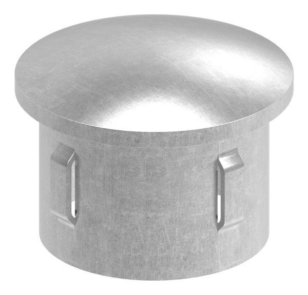 Stahlstopfen - leicht gewoelbt - fuer Ø 42-4x2-5-2-9 mm - Stah S235JR- roh-30-2903.8