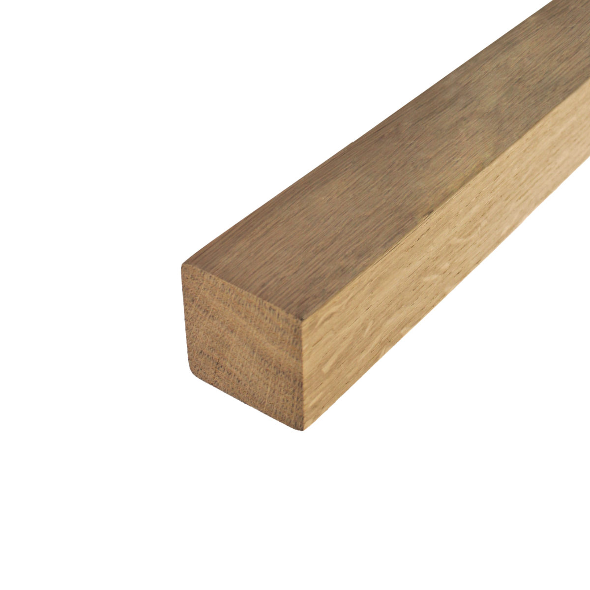 Holzhandlauf Eiche 40 x 40 mm L = 4000 mm roh-89-11WD40X40L4000-A.4
