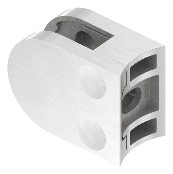 Glasklemme 50x40x26 mm AbZ fuer Anschluss Ø 60-3 mm V4A-10-2160.1