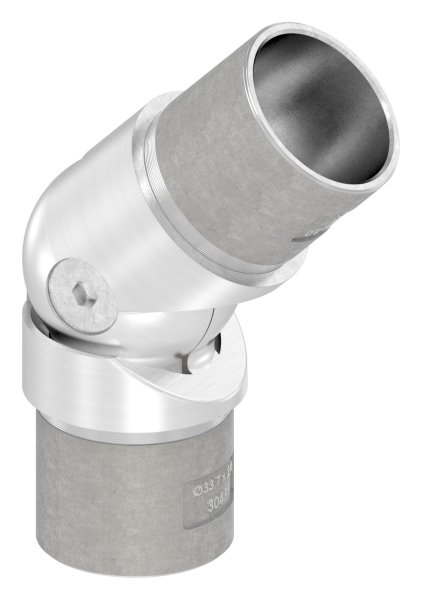 Gelenkstueck V2A fuer Rohr Ø 33-7 x 2-0 mm hohl fuer Kabel zum Stecken-88-1156255-320.33