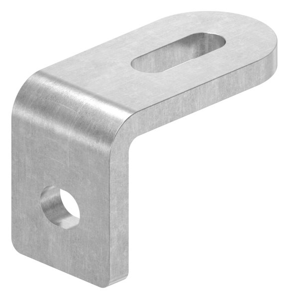 Winkel-Anschweisslasche Stahl S235 60x40x30x6 mm mit Langloechern 25x9 mm und 12x9 mm-88-1154111-ST.90