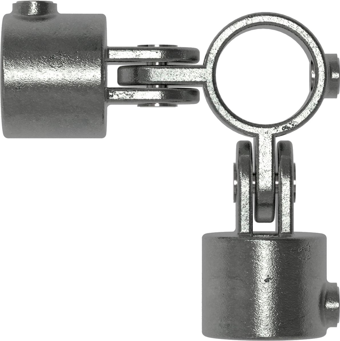 Rohrverbinder - Gelenkstueck doppelt 90° - 168A27 - 26-9 mm - 3-4- - Feuerverzinkt u. Elektrogalvanisiert-168A27
