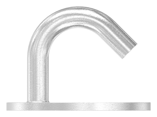Befestigungsoese Edelstahl V4A Rundeisen Ø 6 mm mit runder Platte- 2 Bohrungen-88.11100076006
