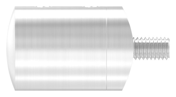 Querstabhalter V2A Edelstahl – Anschluss 42-4 mm fuer Rundstaebe 12 mm mit Sackloch Abschluss rechts inkl- Schrauben-11-1031.4