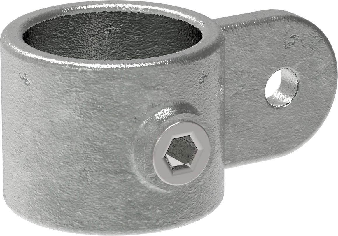 Rohrverbinder - Gelenkauge einfach - 173MA27 - 26-9 mm - 3-4- - Feuerverzinkt u. Elektrogalvanisiert-173MA27
