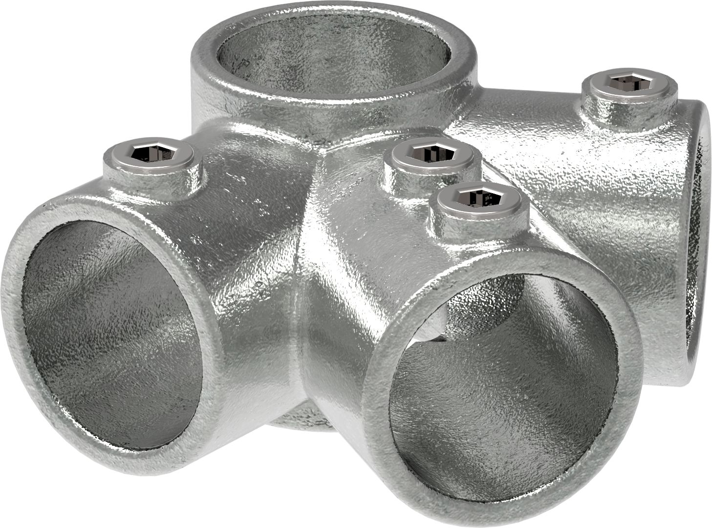 Rohrverbinder - Firststueck 27-5° - 191A27 - 26-9 mm - 3-4- - Feuerverzinkt u. Elektrogalvanisiert-191A27