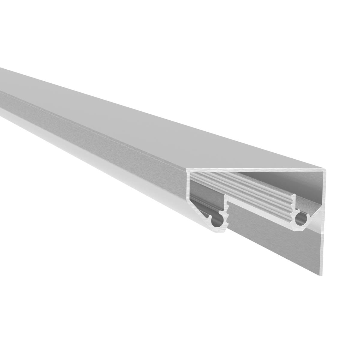Abdeckleiste Aluminium 6000 mm Eloxiert fuer Profil AL-0006-UNO-89-11AL00276000NE-A.4