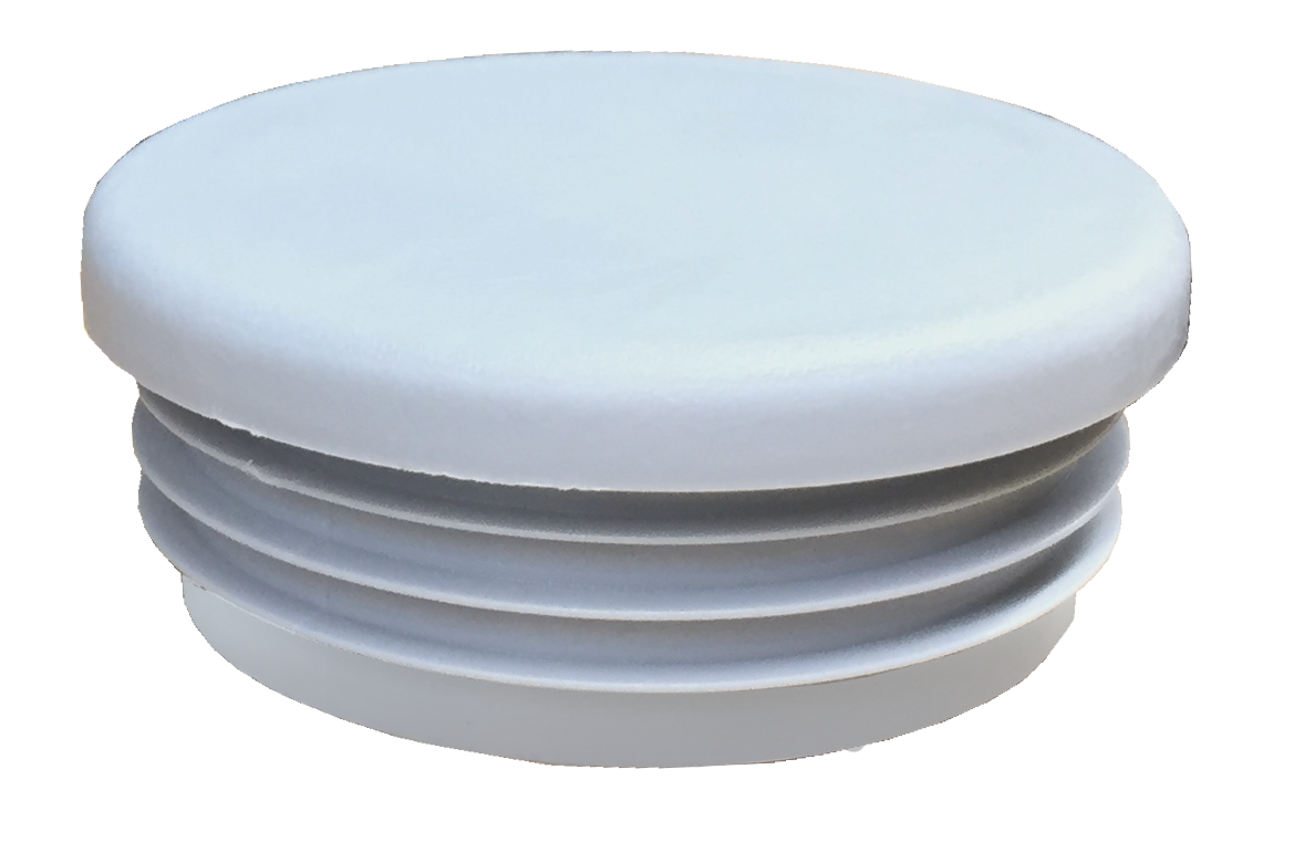 Rohrverbinder - Kunststoffstopfen hellgrau - 133C42-K - 42-4 x 2-6 - 4 mm - 1 1-4-133C42-K