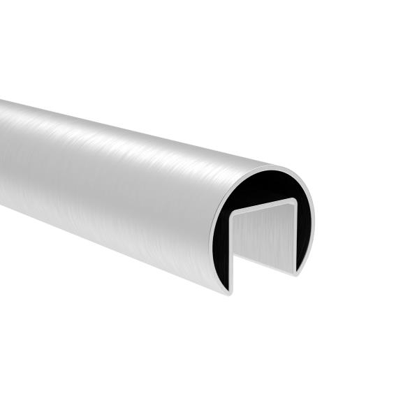 Handlaufprofil Nutrohr Aluminium Ø 42-4 x 1-5 mm eloxiert L=5900 mm fuer Glas-89-11AL6920042SE-A.4