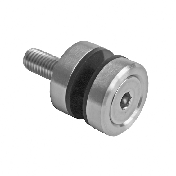 Punktglashalter Edelstahl AISI 316 fuer Glas 6-12-76 mm M10x50 geschliffen-89-11A140763000-A.4