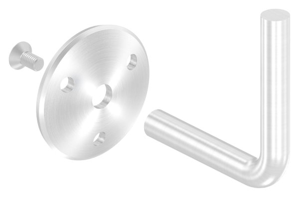 Handlaufhalter mit Ronde 58x4 mm zum Anschweissen V2A-11-2015.4