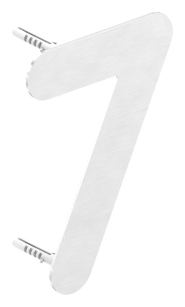Hausnummer 7 - klein - Masse- 110 mm x 150 mm - V2A-11-8057.4