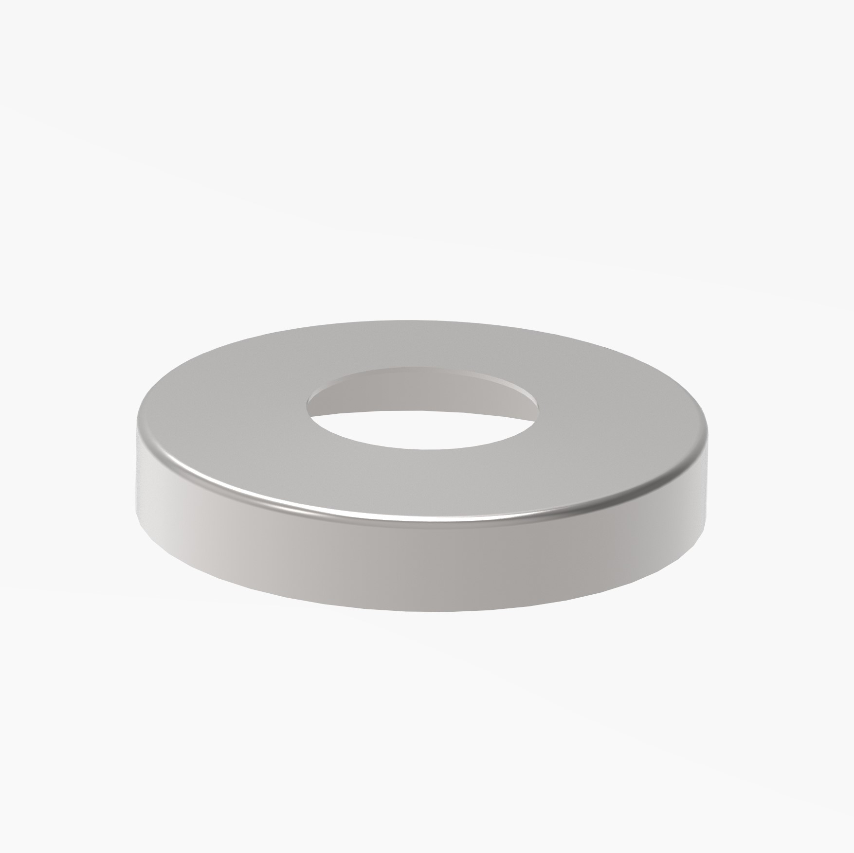 Bodenabdeckrosette Edelstahl AISI 304 rund D 103 mm d 42-4 mm H 17 mm Glanz-89-11A0512042L-A.4