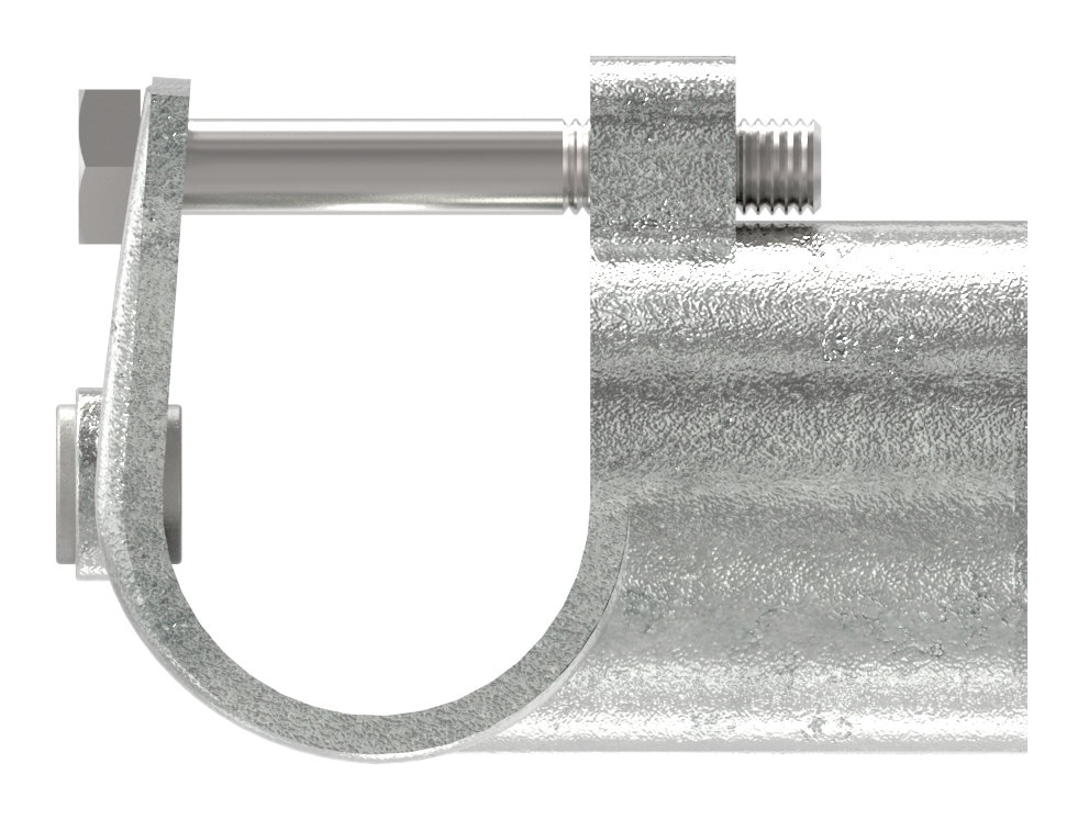 Rohrverbinder T-Stueck offen Ø 33-7 mm -1- - Temperguss verzinkt - 135B34-135B34