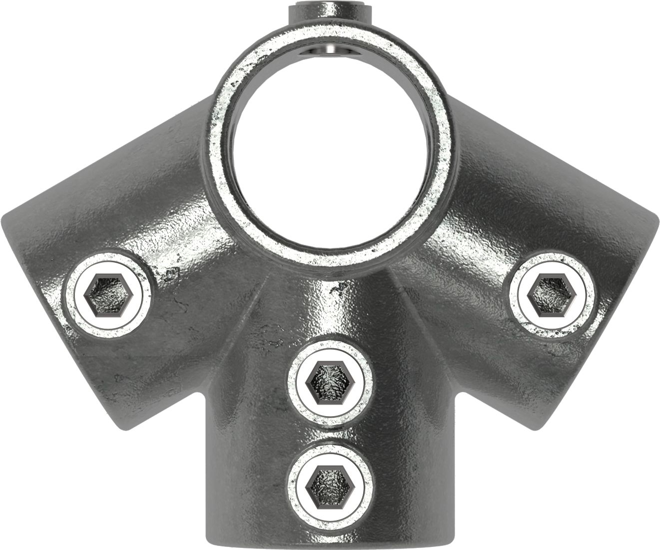 Rohrverbinder - Firststueck 27-5° - 191A27 - 26-9 mm - 3-4- - Feuerverzinkt u. Elektrogalvanisiert-191A27