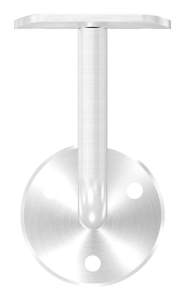 Handlaufhalter mit Ronde 58x4 mm und Halteplatte fuer Ø 42-4 mm V2A-11-2036.4
