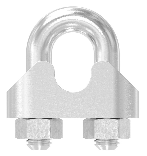 Drahtseilklemme - fuer Seil Ø- 6 mm - Gewinde- M5 - V4A-11-2912.1
