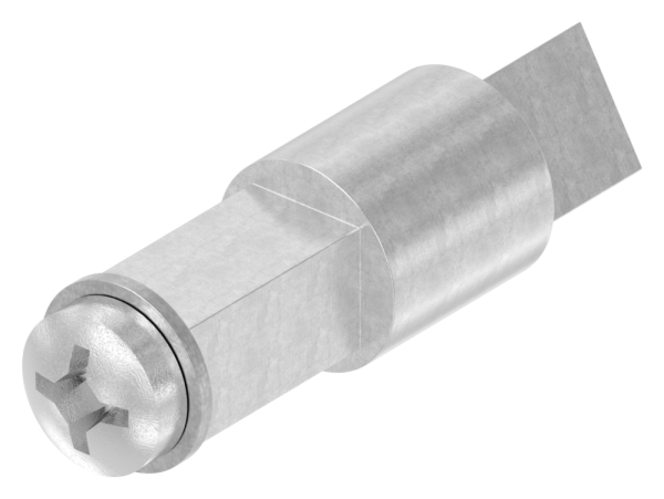 Spezialstift Edelstahl V2A Dreikant 8 mm mit Befestigungsschraube M5-88-118093.8