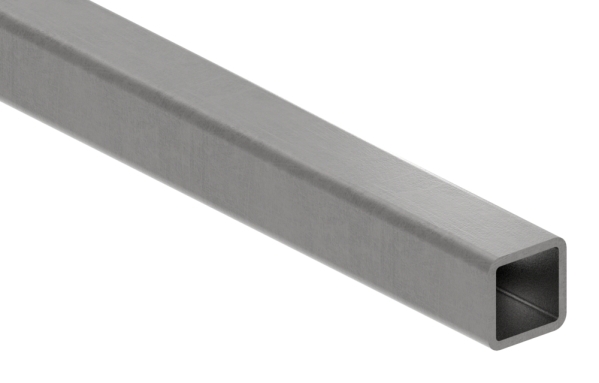 Quadratrohr - Masse- 30x30x3 mm - Laenge- 6000 mm - Stahl S235JR- roh-30-2127.8