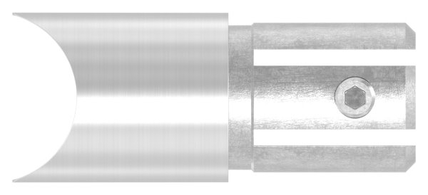 Anschlussstueck 90 V2A fuer Rohr Ø 33-7 mm mit Klemmschraube-11-3658.4-STUeCK