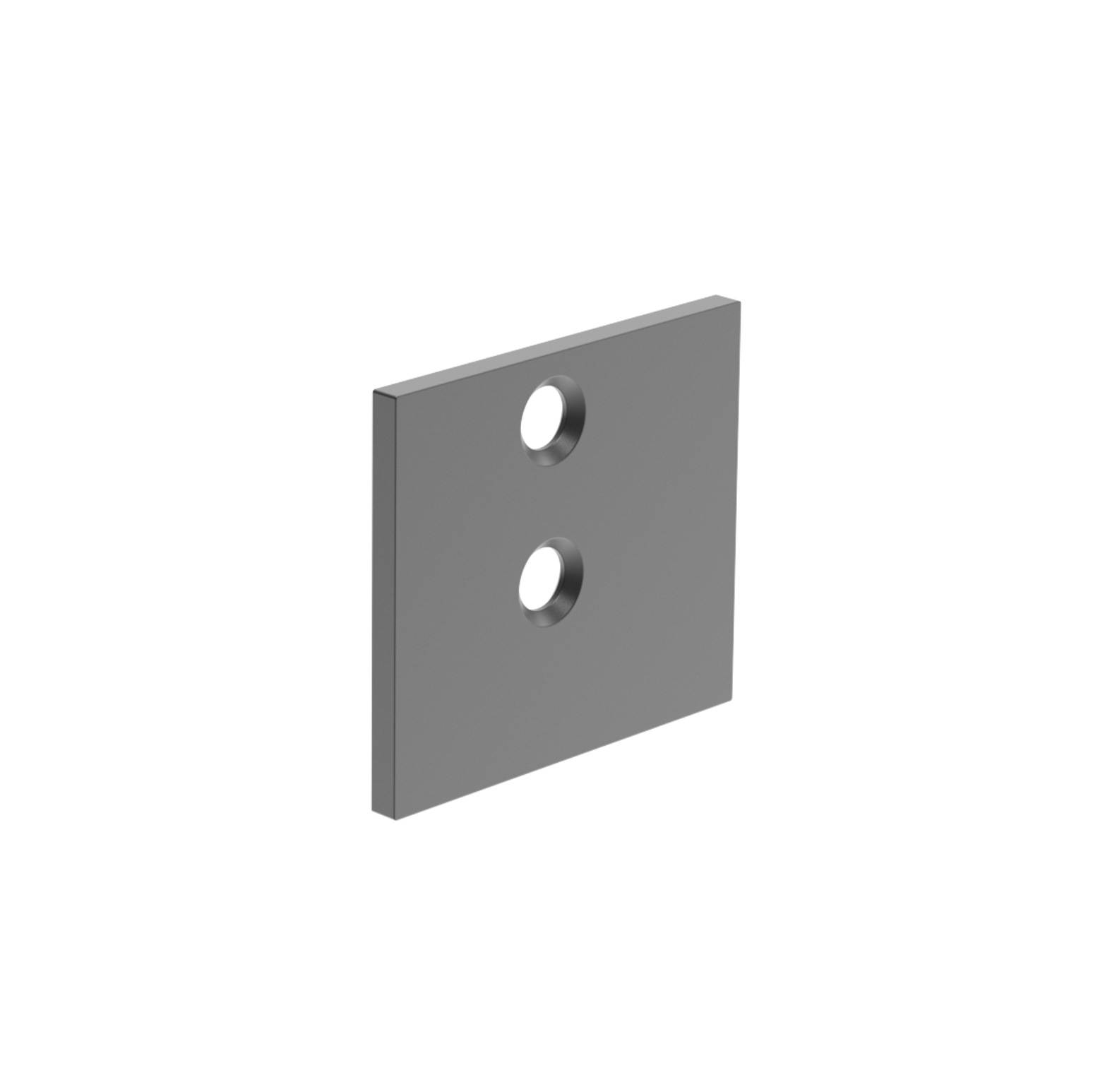 Adapterabdeckung Aluminium 45 x 40 mm Anthrazit RAL 7016 fuer Paneelfuellungen 1-8 mm-89-11FGCA45X40R7016-A.4