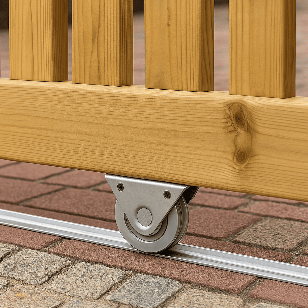 Stahlrolle unten Schiebetor MEA verzinkt Ø 120 mm 10337672-60-0203.7