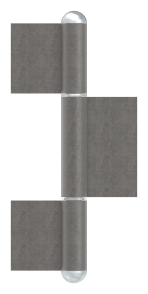 Konstruktionsscharnier Stahl 240 mm 3-teilig Typ K08-88-11550.240