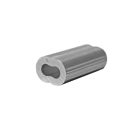 Pressklemme Aluminium 20 mm Laenge fuer 5 mm Kabel Rohzustand-89-11AL7405005-A.4