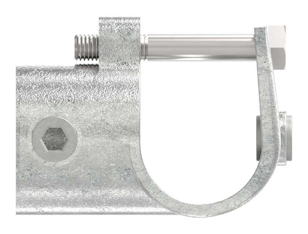 Rohrverbinder T-Stueck offen Ø 48-3 mm -1 1-2- - Temperguss verzinkt - 135D48-135D48