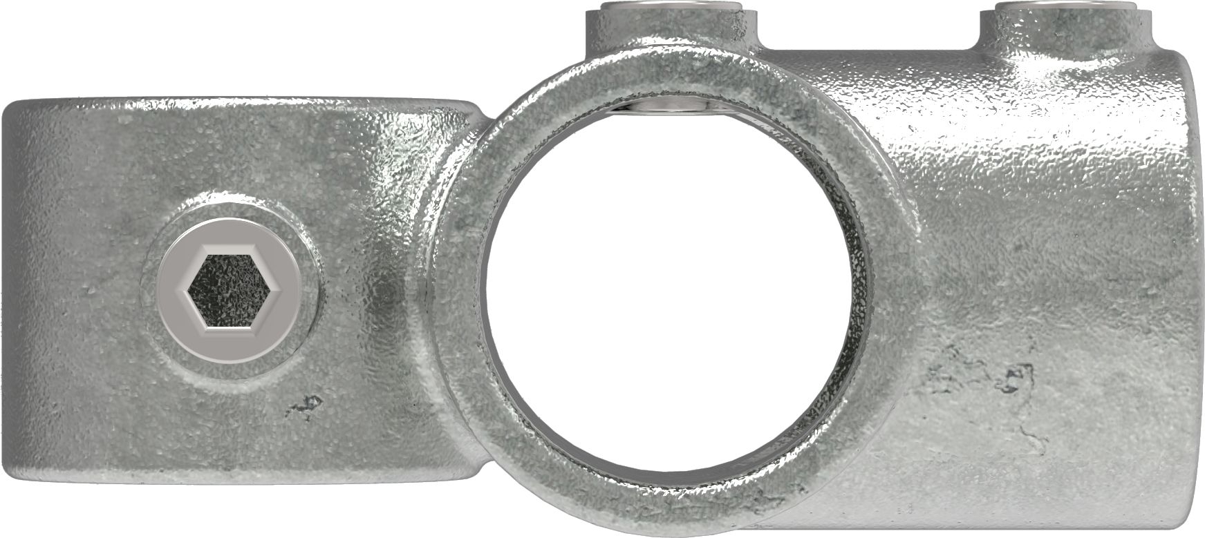 Rohrverbinder - Kreuz-T-Stueck kombiniert - 165B34 - 33-7 mm - 1- - Feuerverzinkt u. Elektrogalvanisiert-165B34