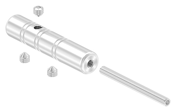 Gewindeterminal zur Selbstmontage - Fuer Seil- Ø 5 mm - mit Aussengewinde - V2A-11-2806.4