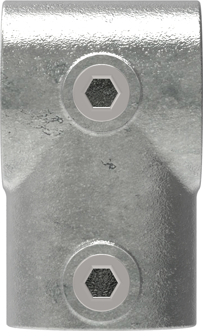 Rohrverbinder - T-Stueck kurz - 101E60-D48 - 60-3 mm; 48-3 mm - 2-; 1 1-2- - Feuerverzinkt u. Elektrogalvanisiert-101E60-D48