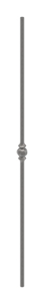Zwischenstab - Laenge- 900 mm - Material- 14 mm - rund- gehaemmert - Stahl S235JR- roh-30-1108.8