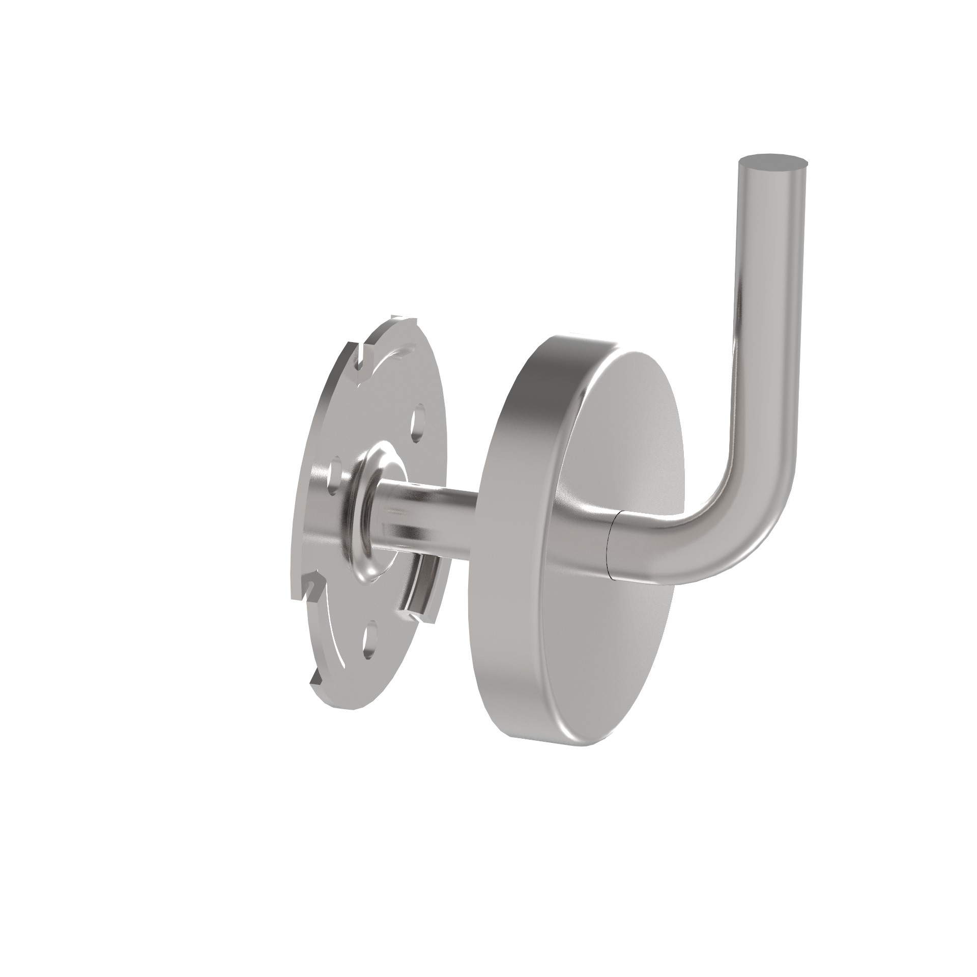 Handlaufhalter - mit Cliprosette - Handlauf zum Anschweissen - V2A-11-2078-A.4