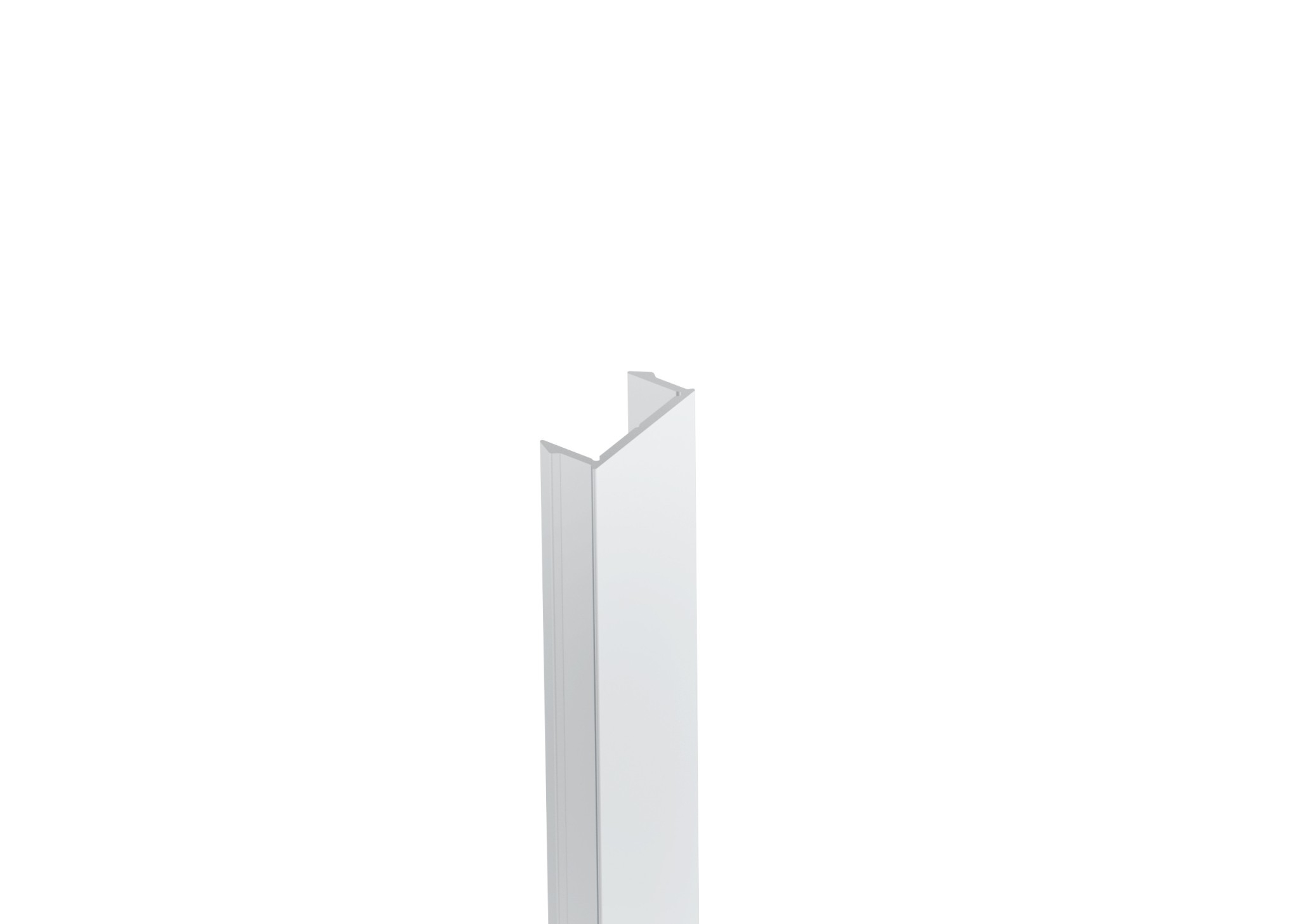 Klick-Abdeckleiste Aluminium 20x9 mm 6-0 m fuer Saeulenprofile Zaun- - Fassadensysteme-89-11FGPC20X96000N-A.4
