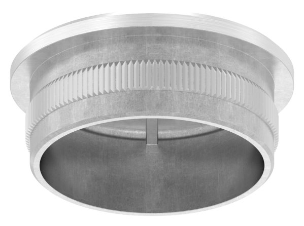 Einsteckkappe Edelstahl V2A fuer Rohr Ø 42-4 x 2-5 mm flach zum Einschlagen-88-1150323-240G.25
