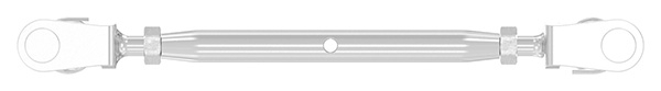 Wantenspanner - Gabel-Gabel - Gewinde M5 - V4A-11-2890.1